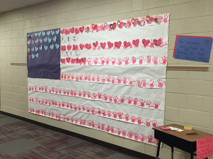 Divide County Elementary students thank Veterans 